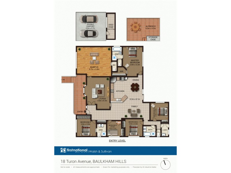 18 Turon Ave, Baulkham Hills NSW 2153 Floorplan