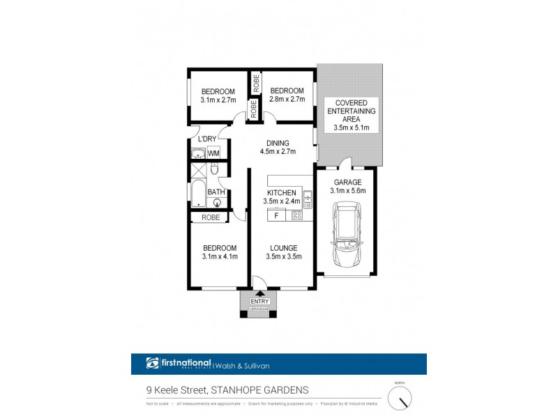 9 Keele Street, Stanhope Gardens NSW 2768 Floorplan