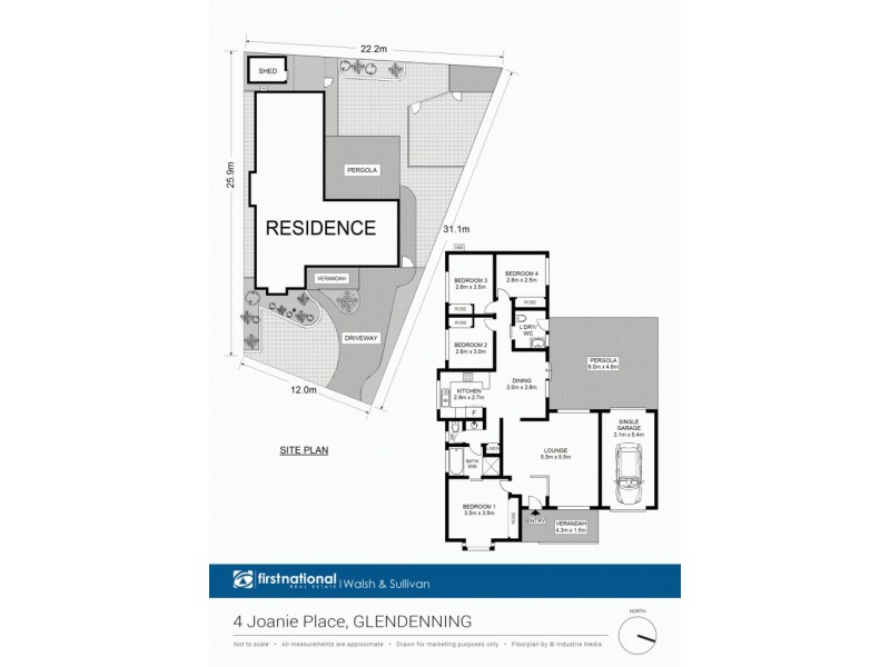 4 Joanie Place, Glendenning NSW 2761 Floorplan