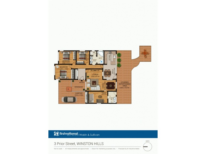3 Prior Street, Winston Hills NSW 2153 Floorplan