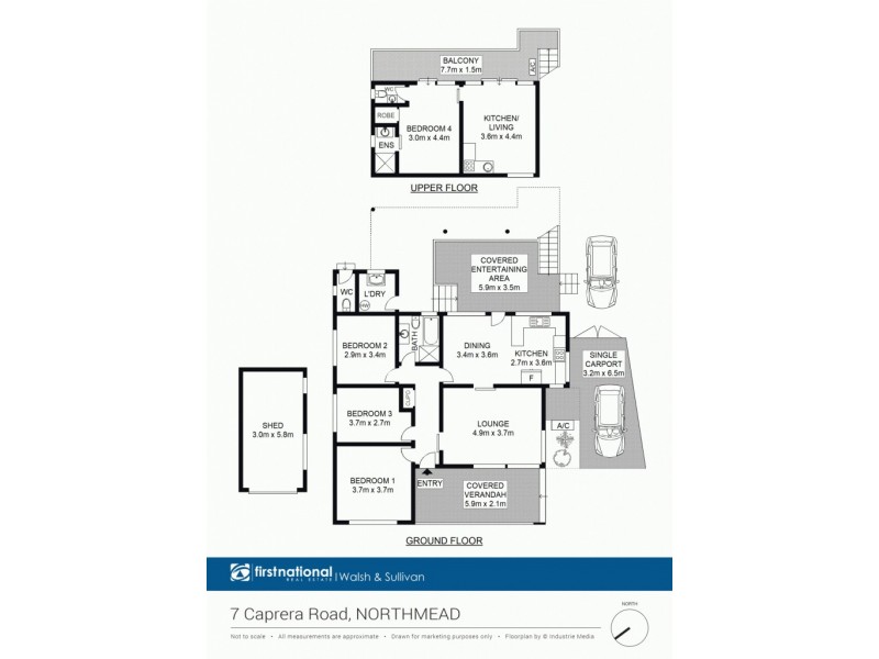 7 Caprera Road, Northmead NSW 2152 Floorplan