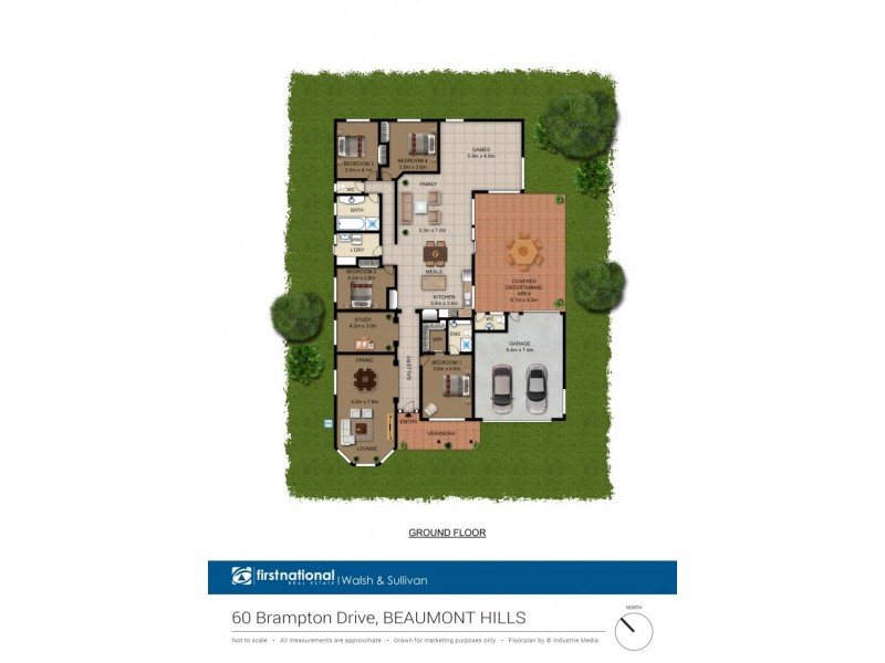 60 Brampton Drive, Beaumont Hills NSW 2155 Floorplan