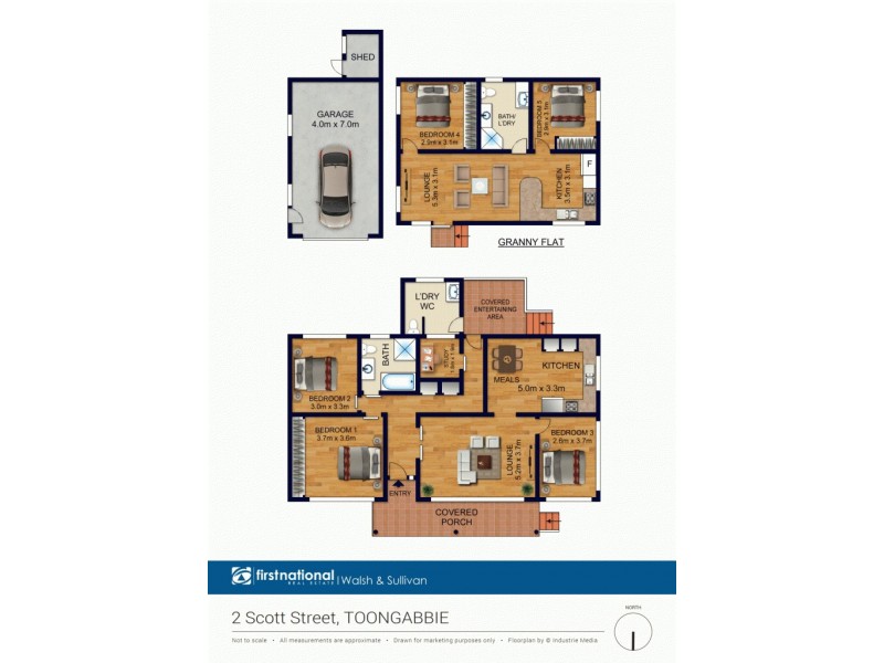 2 Scott Street, Toongabbie NSW 2146 Floorplan