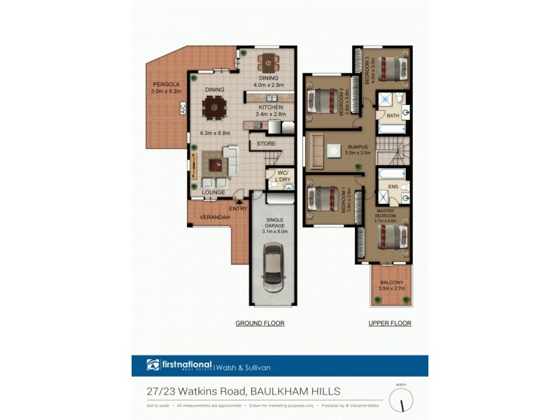 27/23 Watkins Road, Baulkham Hills NSW 2153 Floorplan