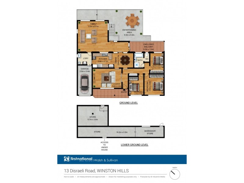 13 Disraeli Road, Winston Hills NSW 2153 Floorplan