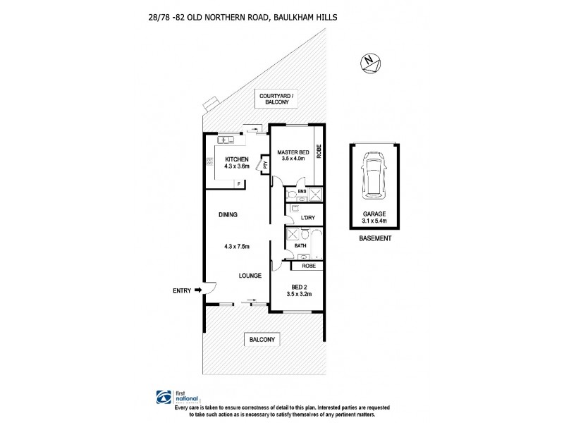 28/78-82 Old Northern Road, Baulkham Hills NSW 2153 Floorplan