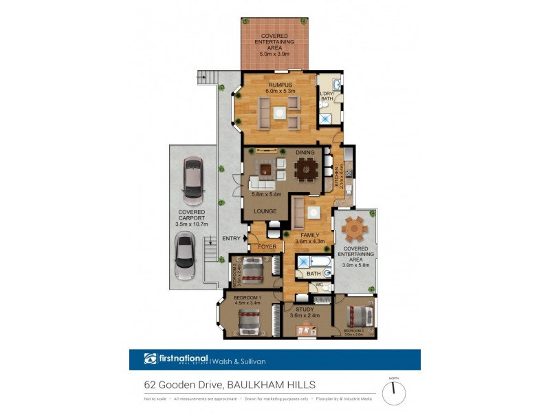 62 Gooden Drive, Baulkham Hills NSW 2153 Floorplan