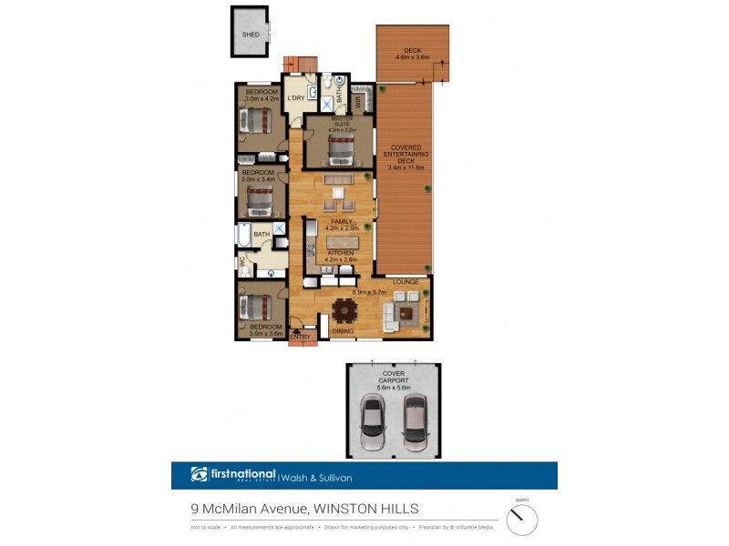 9 McMillan Avenue, Winston Hills NSW 2153 Floorplan