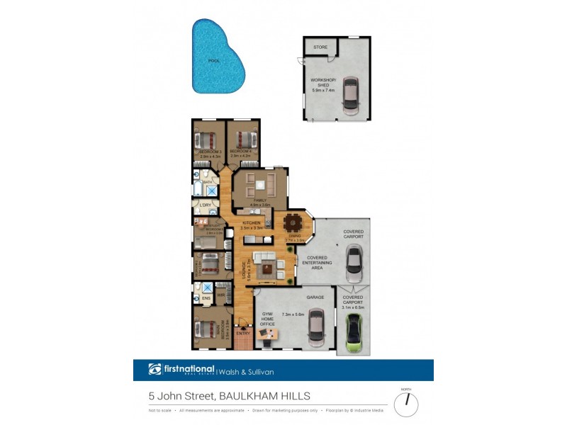 5 John Street, Baulkham Hills NSW 2153 Floorplan