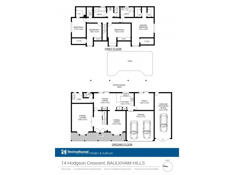14 Hodgson Crescent, Baulkham Hills NSW 2153 Floorplan