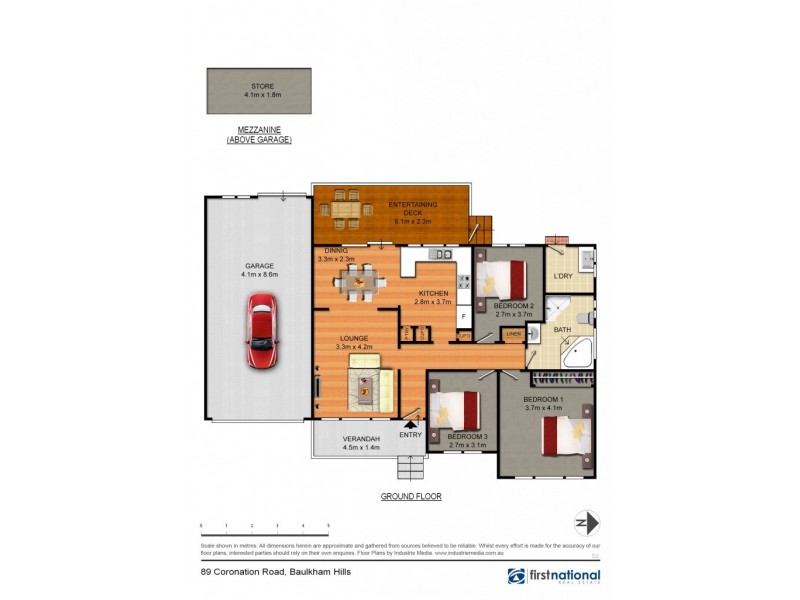 89 CORONATION ROAD, Baulkham Hills NSW 2153 Floorplan