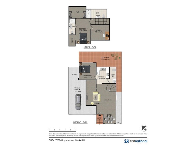 6/15-17 Whitling Avenue, Castle Hill NSW 2154 Floorplan