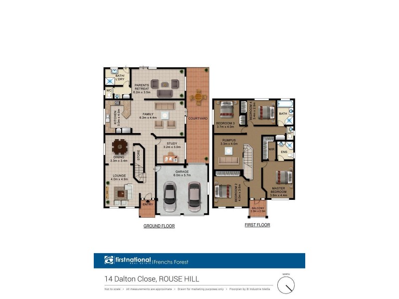 14 Dalton Close, Rouse Hill NSW 2155 Floorplan