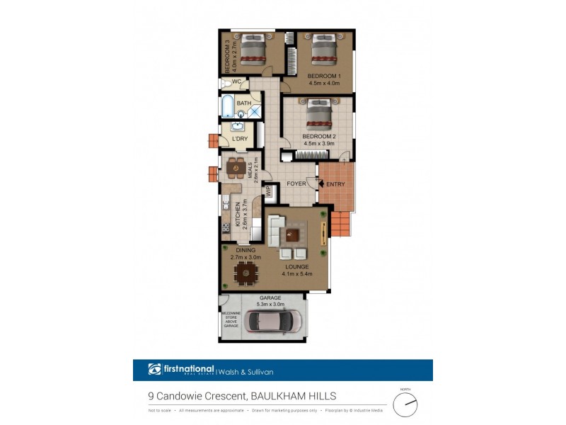 9 Candowie Crescent, Baulkham Hills NSW 2153 Floorplan