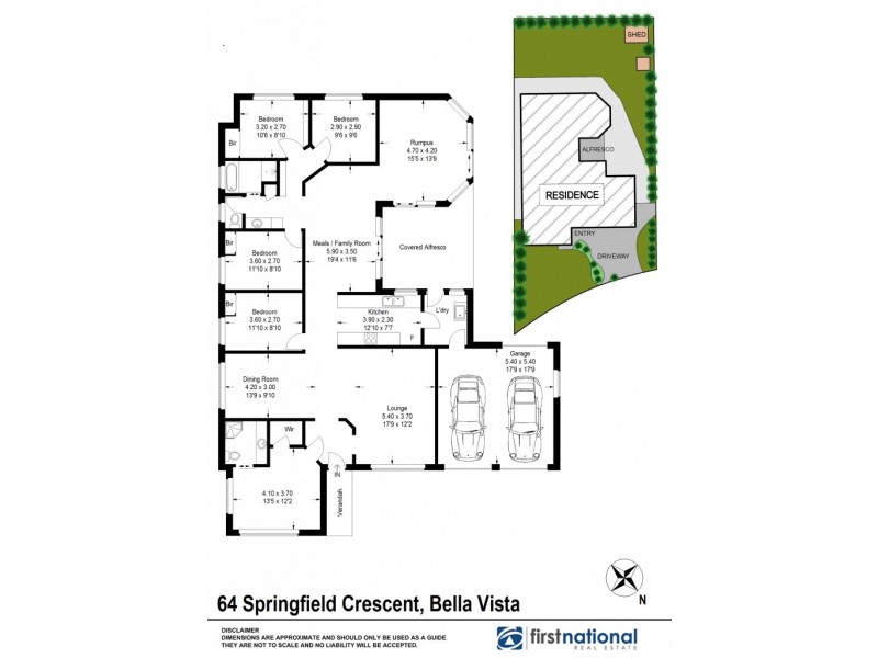 64 Springfield Crescent, Bella Vista NSW 2153 Floorplan