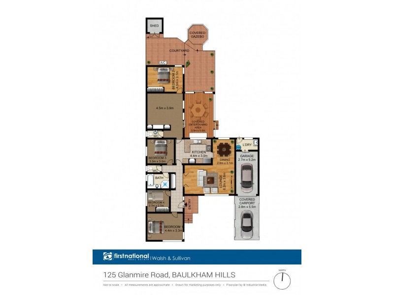 125 Glanmire Road, Baulkham Hills NSW 2153 Floorplan