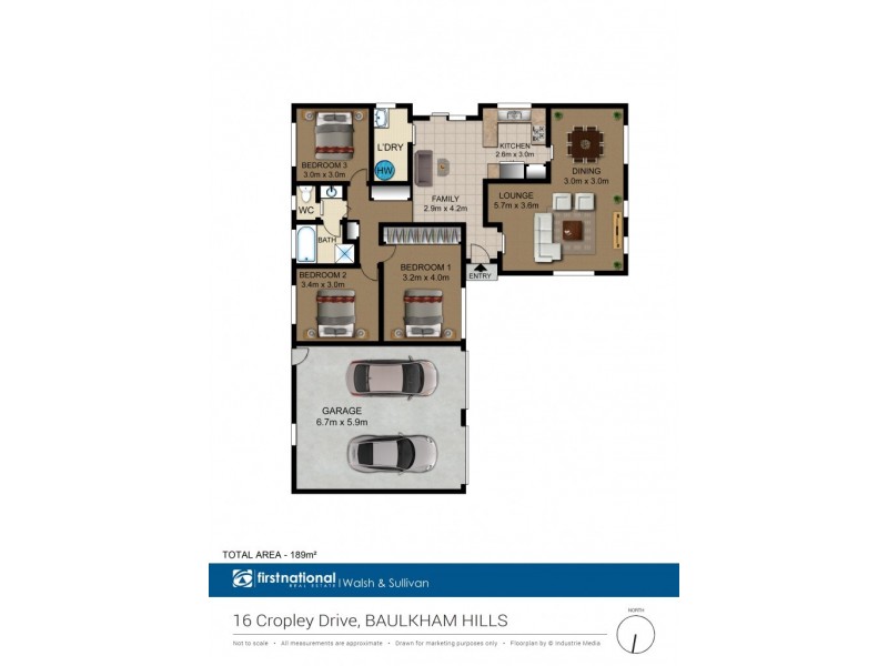 16 Cropley Drive, Baulkham Hills NSW 2153 Floorplan