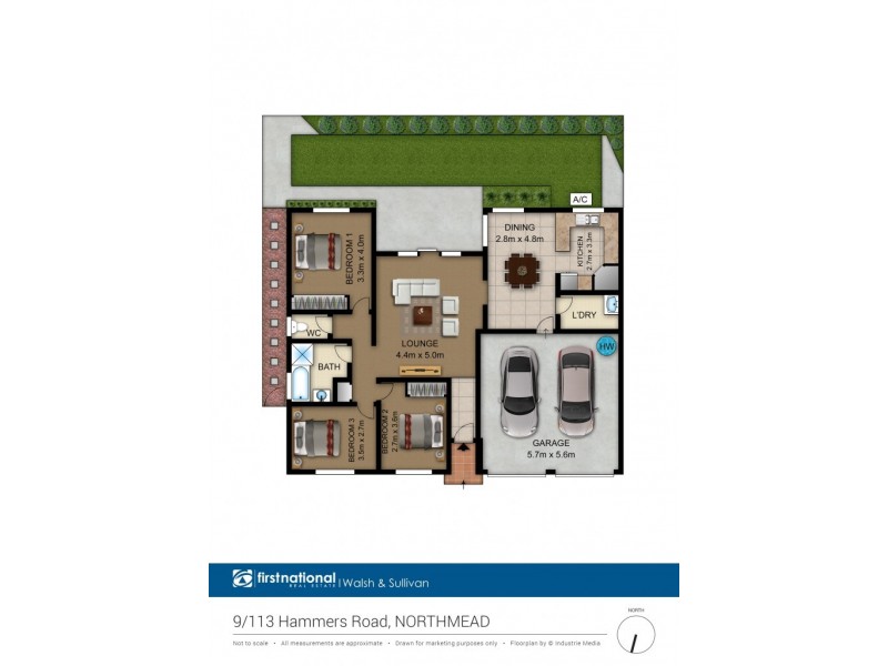 9/113 Hammers Road, Northmead NSW 2152 Floorplan