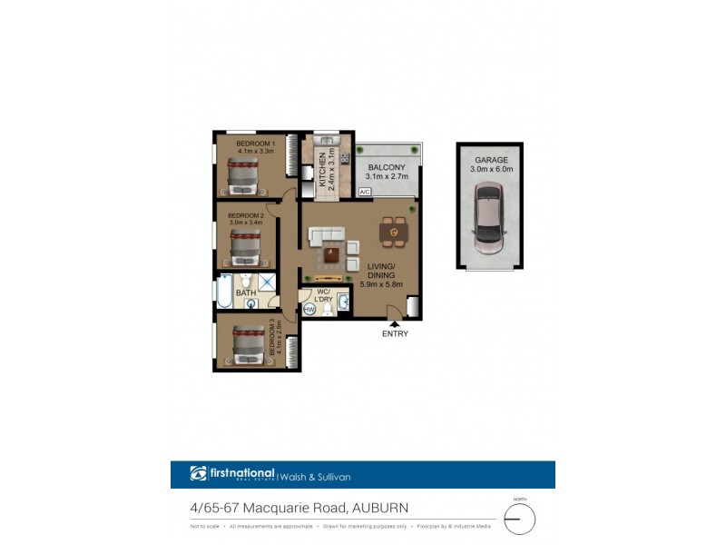 4/65-67 Macquarie Road, Auburn NSW 2144 Floorplan