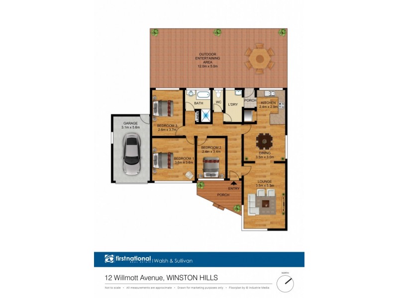 12 Willmott Ave, Winston Hills NSW 2153 Floorplan