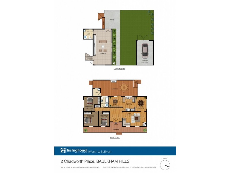 2 Chadworth Place, Baulkham Hills NSW 2153 Floorplan