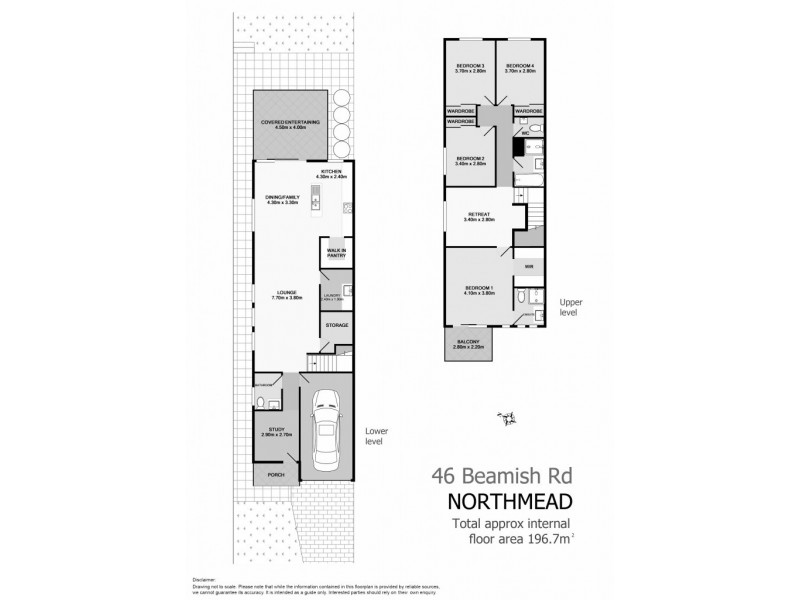 46 Beamish Road, Northmead NSW 2152 Floorplan