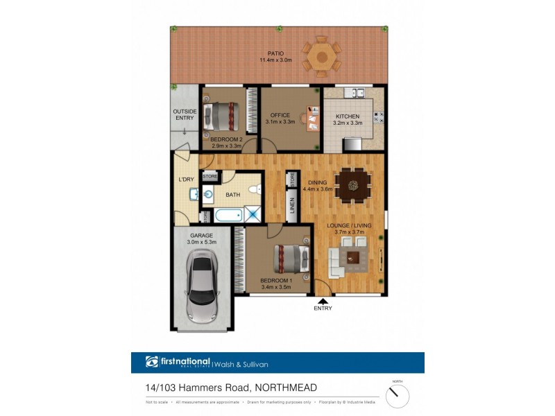14/103 Hammers Road, Northmead NSW 2152 Floorplan