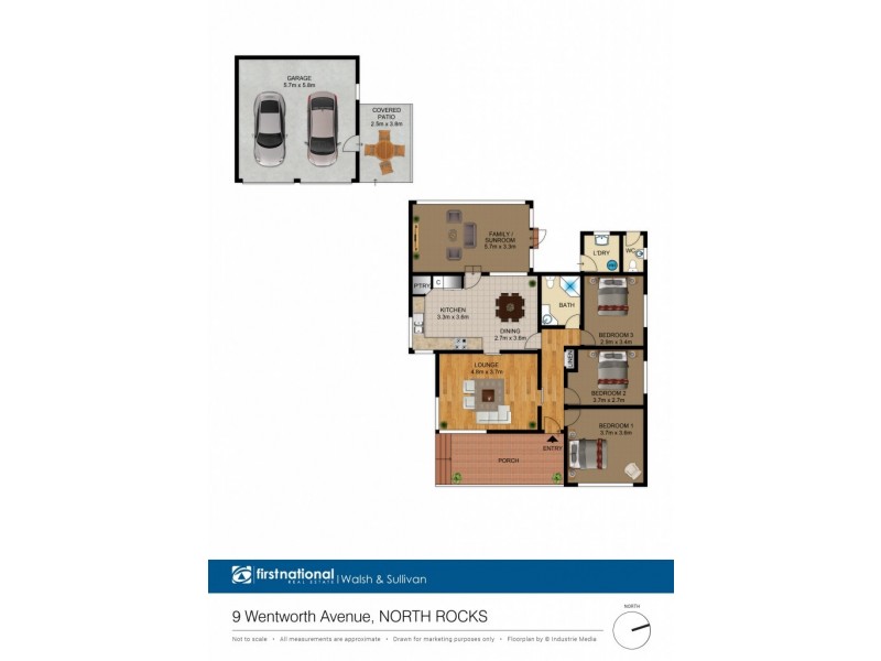 9 Wentworth Ave, North Rocks NSW 2151 Floorplan