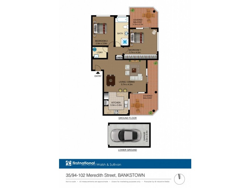 35/92-104 Meredith Street, Bankstown NSW 2200 Floorplan