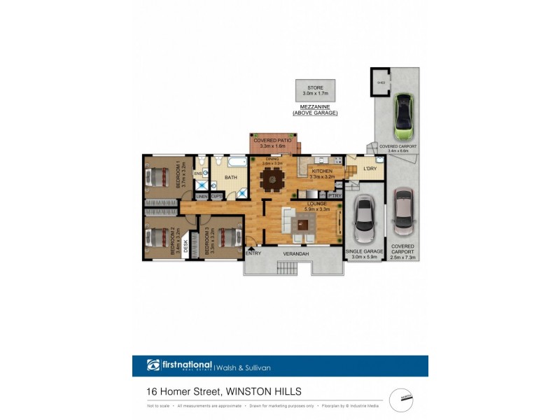 16 Homer Street, Winston Hills NSW 2153 Floorplan