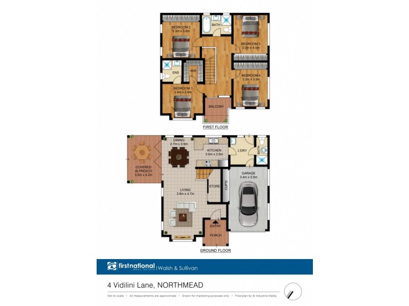 4 Vidilini Lane, Northmead NSW 2152 Floorplan