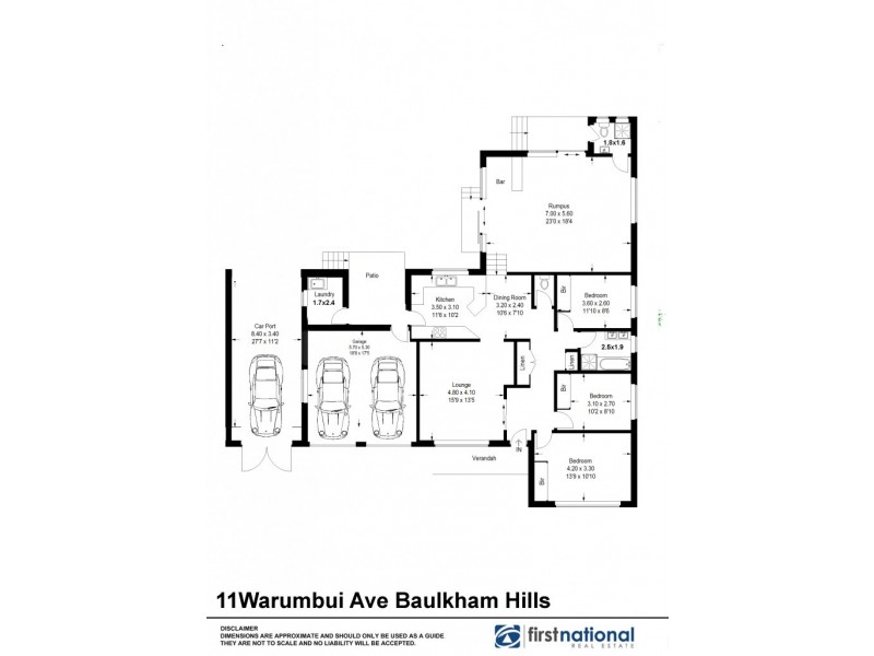 11 WARUMBUI AVENUE, Baulkham Hills NSW 2153 Floorplan