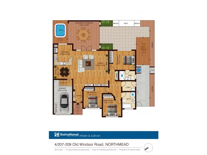 4/207-209 Old Windsor Road, Northmead NSW 2152 Floorplan