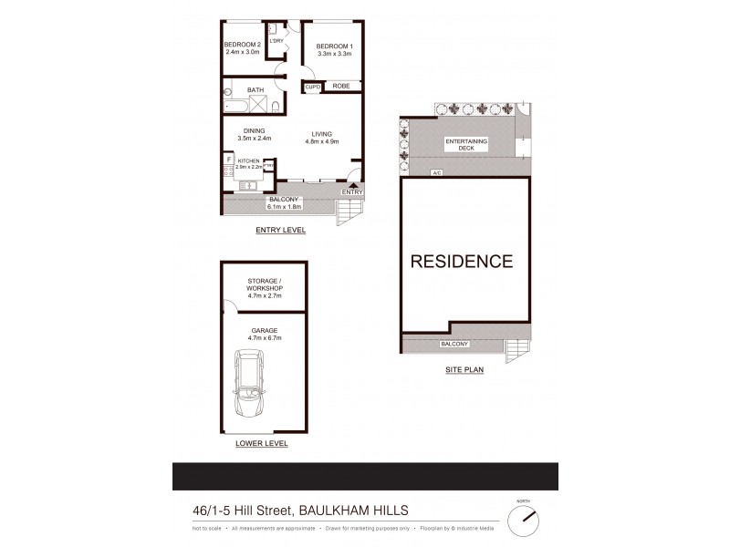 46/1-5 Hill Street, Baulkham Hills NSW 2153 Floorplan