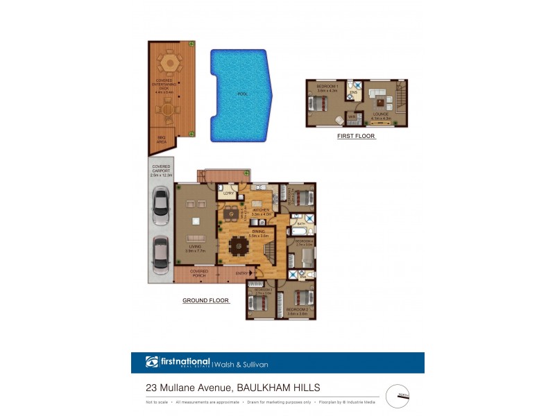 23 Mullane Ave, Baulkham Hills NSW 2153 Floorplan