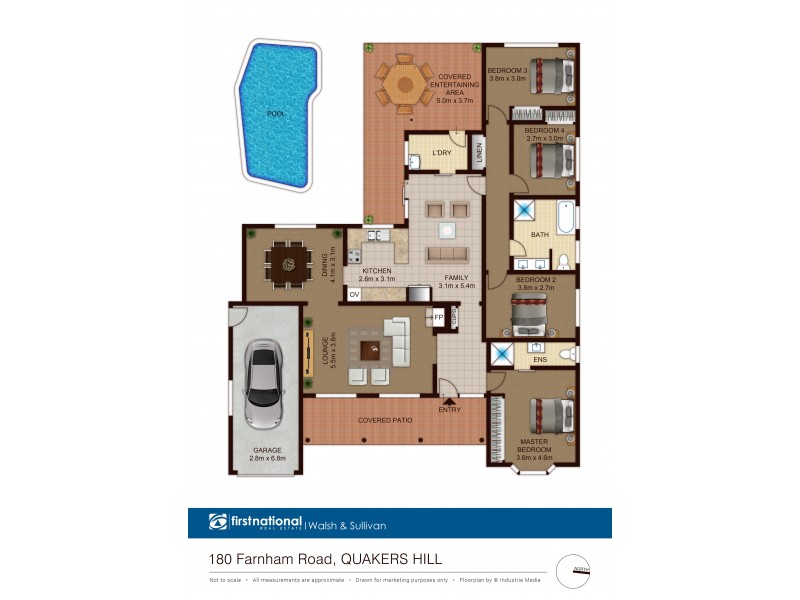 180 Farnham Road, Quakers Hill NSW 2763 Floorplan