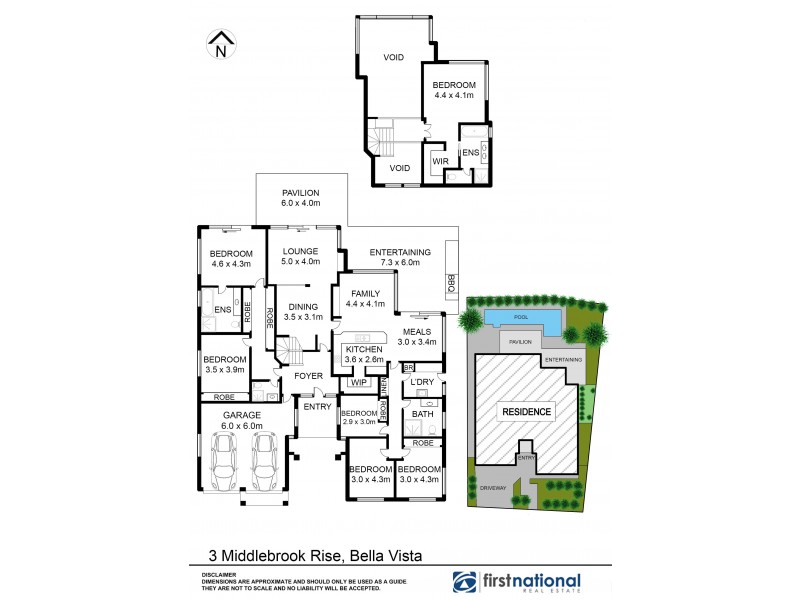 3 Middlebrook Rise, Bella Vista NSW 2153 Floorplan