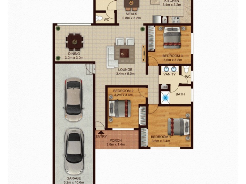 57 Hawkesworth Parade, Kings Langley NSW 2147 Floorplan