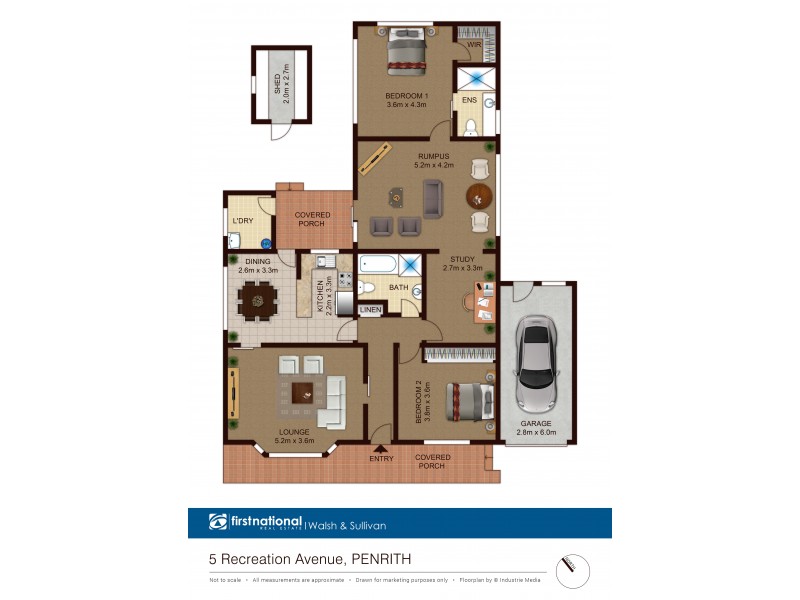 5 Recreation Ave, Penrith NSW 2750 Floorplan