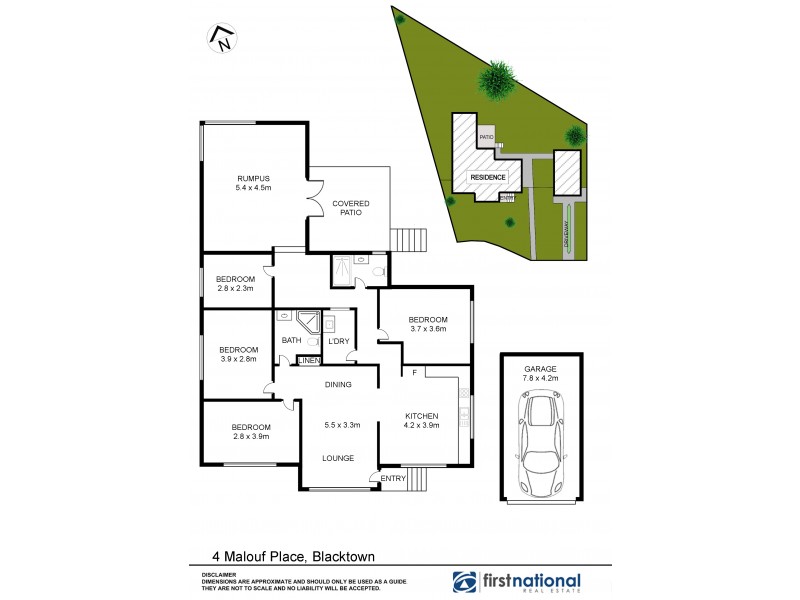 4 Malouf Place, Blacktown NSW 2148 Floorplan