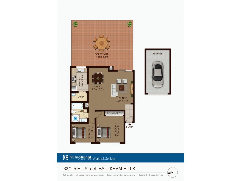 33/1-5 Hill Street, Baulkham Hills NSW 2153 Floorplan