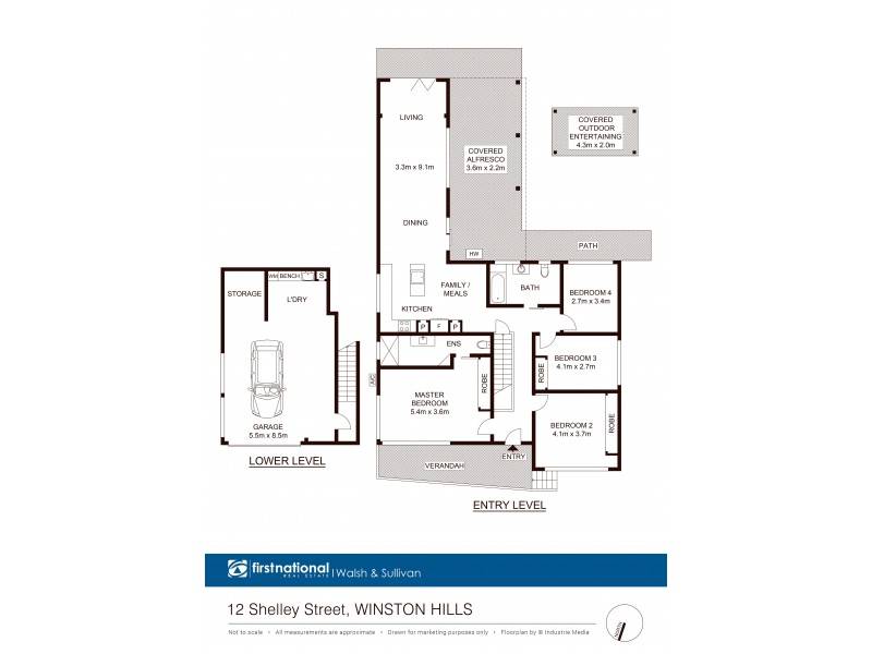 12 Shelley Street, Winston Hills NSW 2153 Floorplan