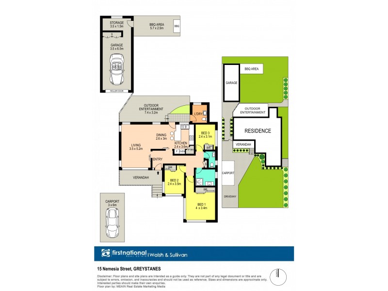 Greystanes NSW 2145 Floorplan