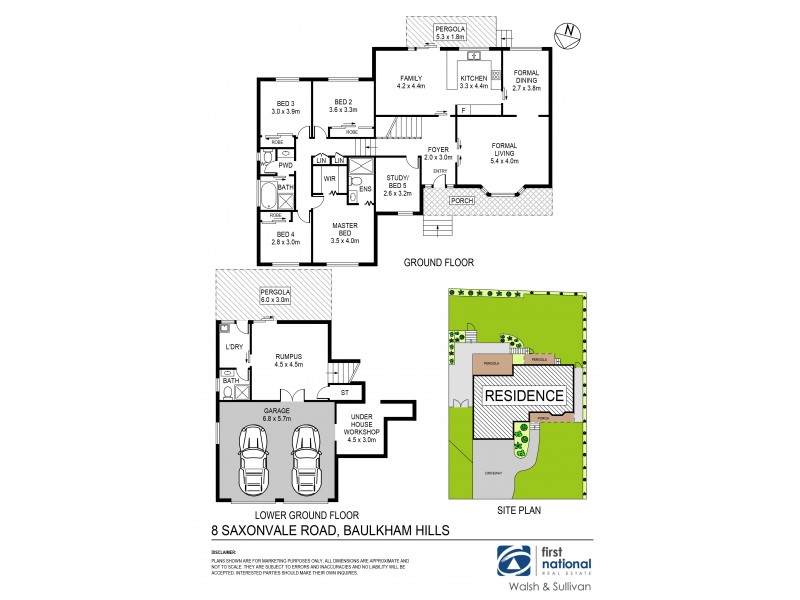8 Saxonvale Road, Baulkham Hills NSW 2153 Floorplan