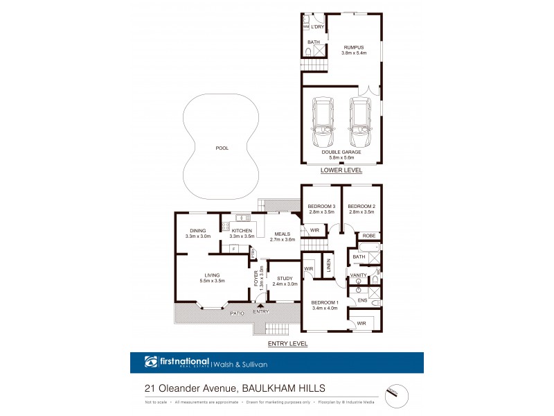 21 Oleander Ave, Baulkham Hills NSW 2153 Floorplan