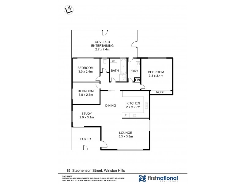 15 Stephenson Street, Winston Hills NSW 2153 Floorplan