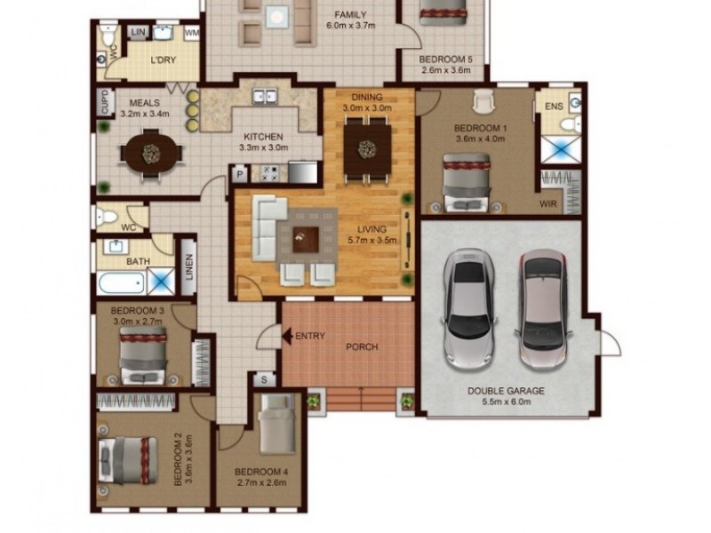 54 Rondelay Drive, Castle Hill NSW 2154 Floorplan
