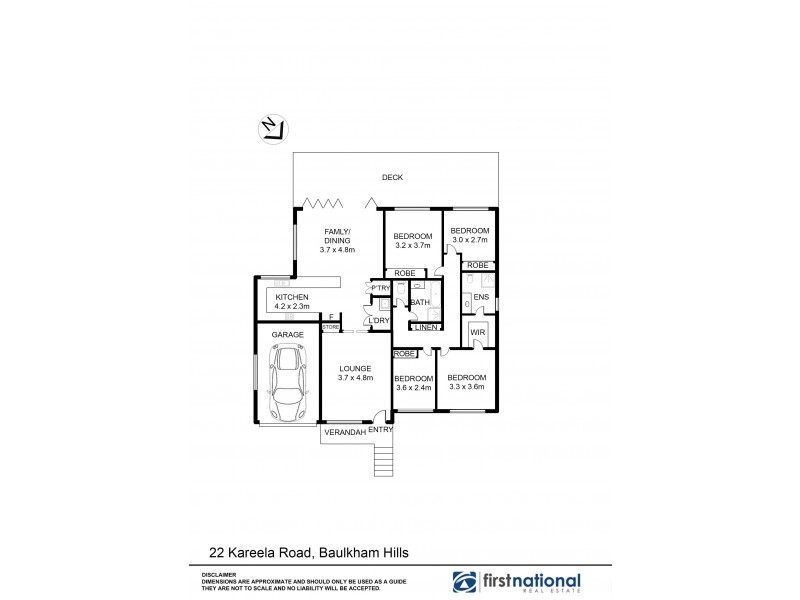 22 Kareela Road, Baulkham Hills NSW 2153 Floorplan
