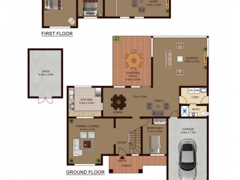 1 Camillo Street, Pendle Hill NSW 2145 Floorplan