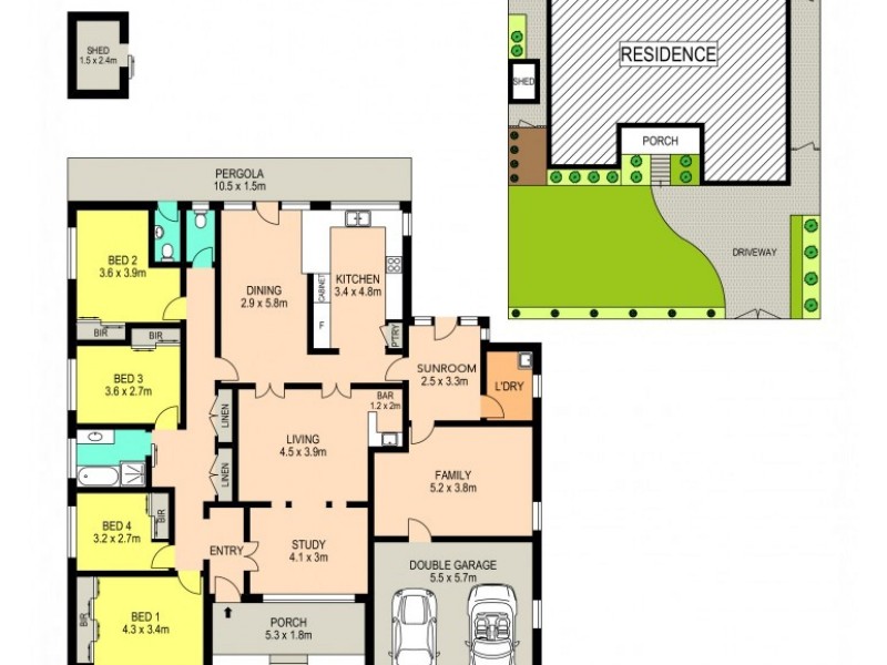 12 Kira Ave, Northmead NSW 2152 Floorplan